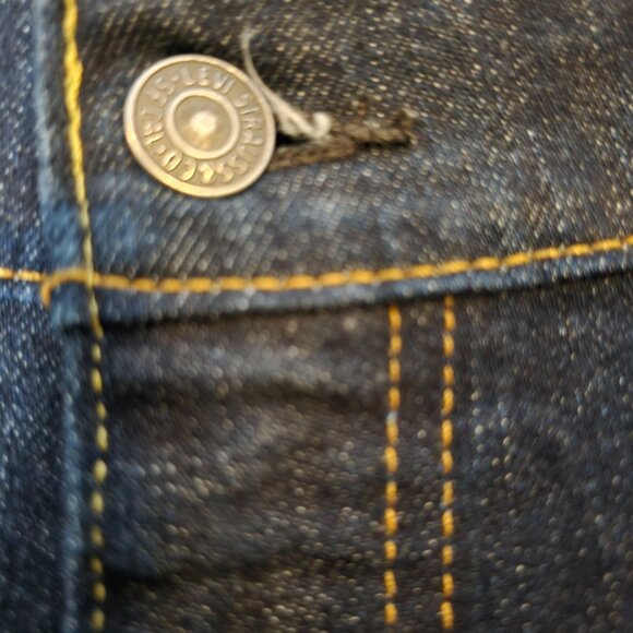 Levis 541 Denim Jeans Size 40X30 Blue Straight Leg - Picture 8 of 8